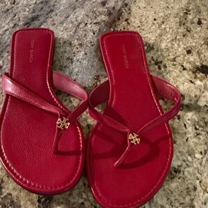 Tory Burch Vibrant Red Thong Sandals
NWOT